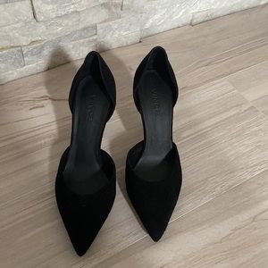 Vince Suede Leather Pointed Toe Pump